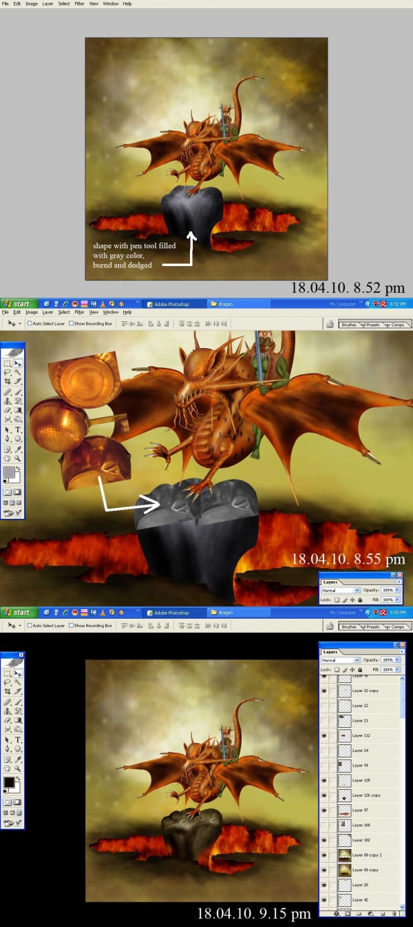 Creation of The Dragon Rider....!!: Step 5